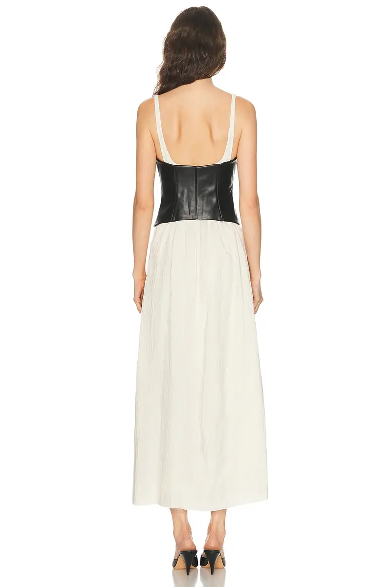 Simkhai Cortland Belted Bustier Dress | Thumbnail 3