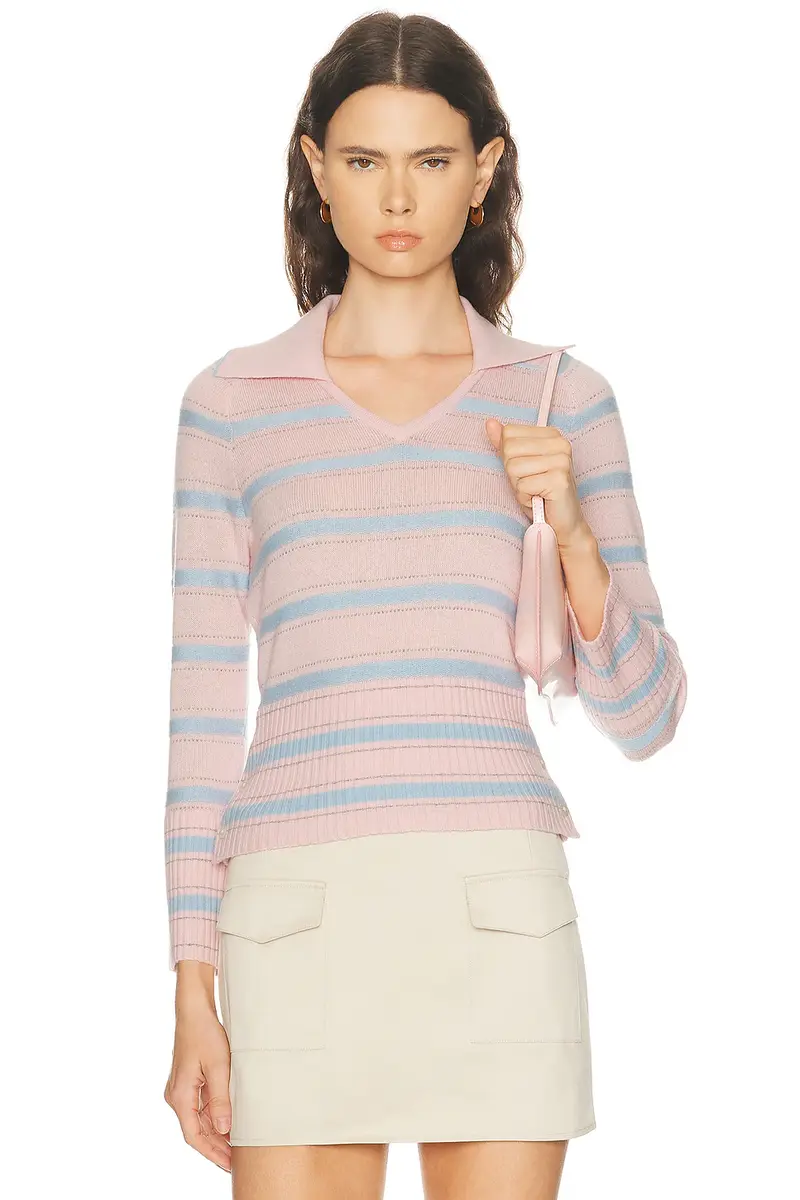 Guest In Residence Port Polo Sweater | Image 1 Guest In Residence Port Polo Sweater | Image 1