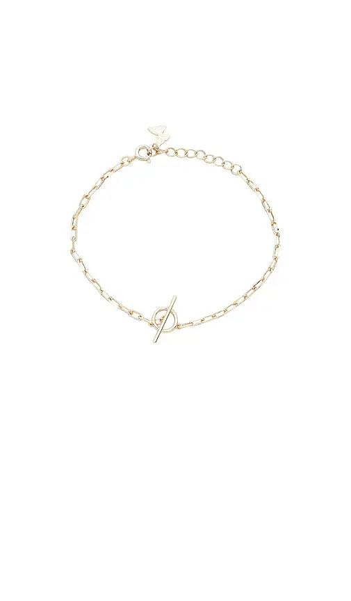 By Adina Eden Textured Toggle Chain Bracelet | Thumbnail 2