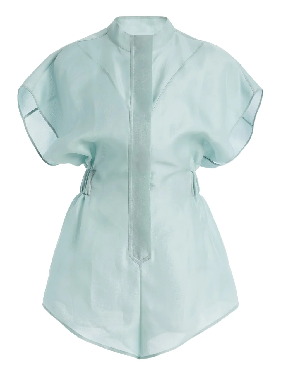 Temily Racer Silk Gazar Playsuit