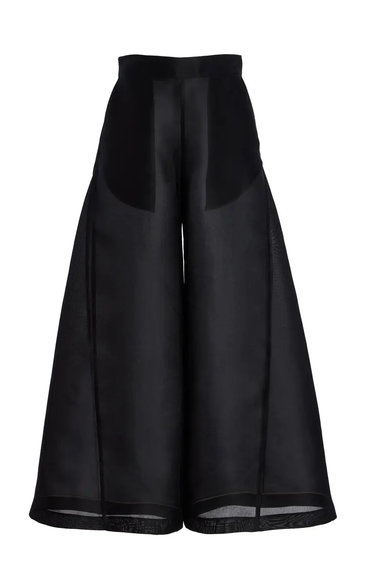 Temily Isoceles Silk-Gazar Trousers | Thumbnail 6