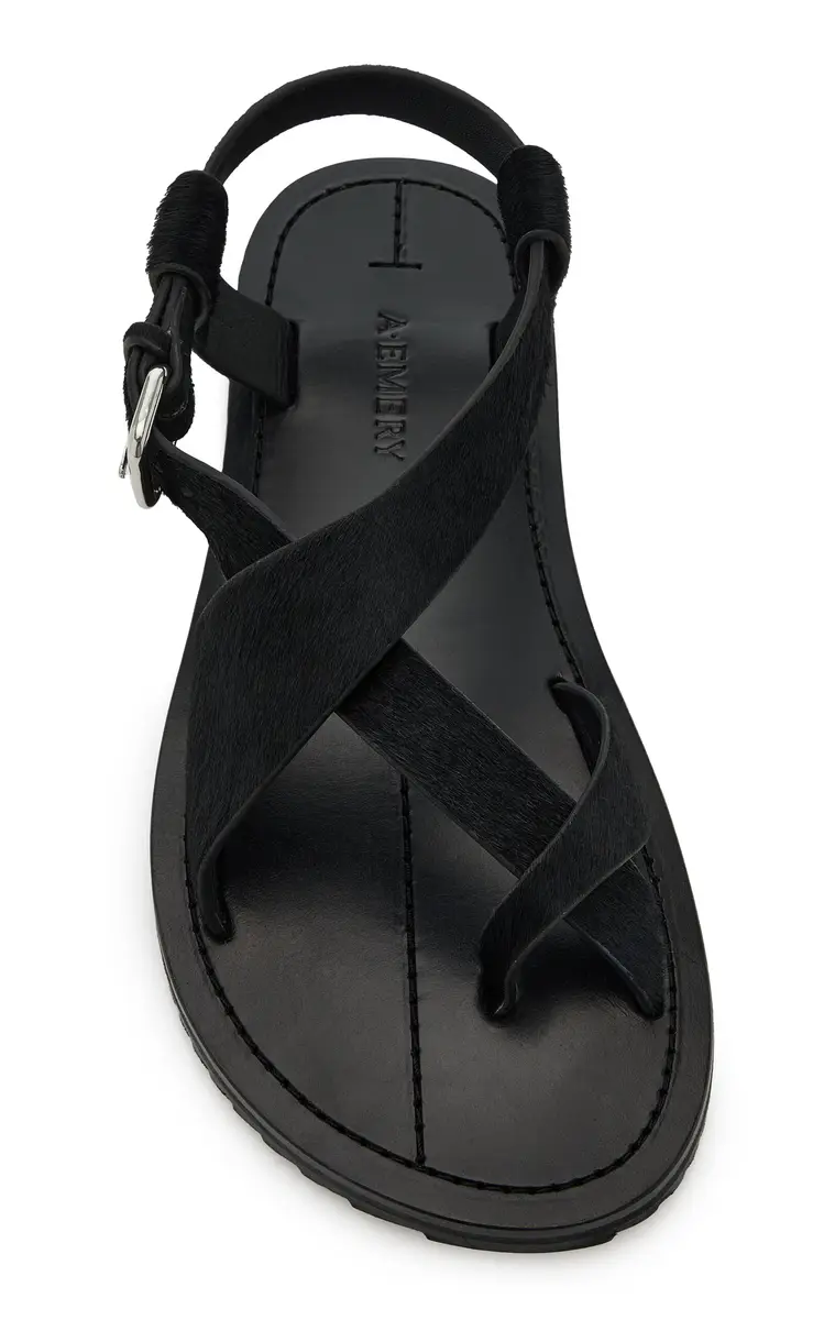 A Emery Ora Ponyhair Sandals | Thumbnail 3 A Emery Ora Ponyhair Sandals | Thumbnail 3