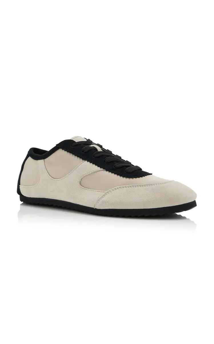 A Emery Adams Suede-Trimmed Mesh Sneakers | Thumbnail 4 A Emery Adams Suede-Trimmed Mesh Sneakers | Thumbnail 4