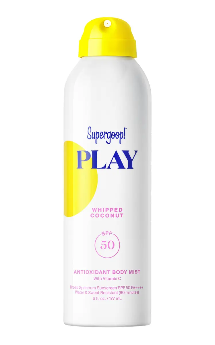 SUPERGOOP! Play Antioxidant Body Mist SPF 50 Whipped Coconut