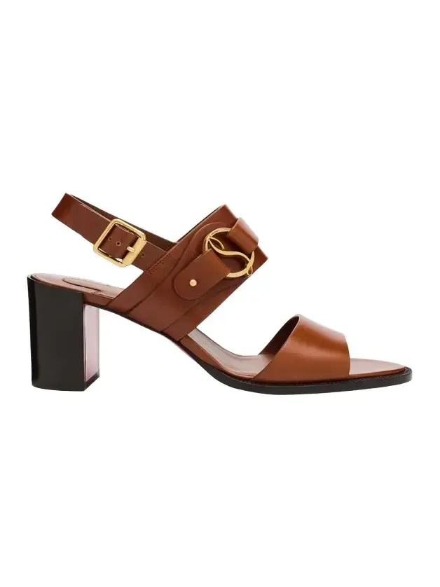 70mm Her in Roma Leather Block-Heel Sandals 70mm Her in Roma Leather Block-Heel Sandals