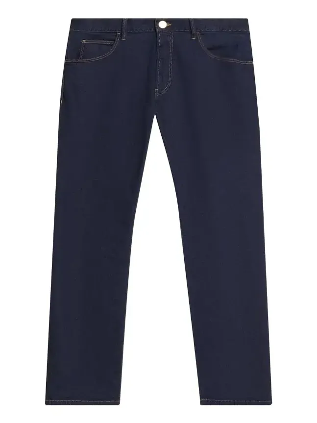 Men's Dark-Wash Denim Straight-Leg Jeans Men's Dark-Wash Denim Straight-Leg Jeans