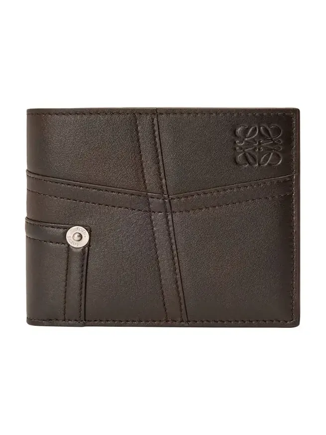 Men's Panta Leather Bifold Wallet Men's Panta Leather Bifold Wallet