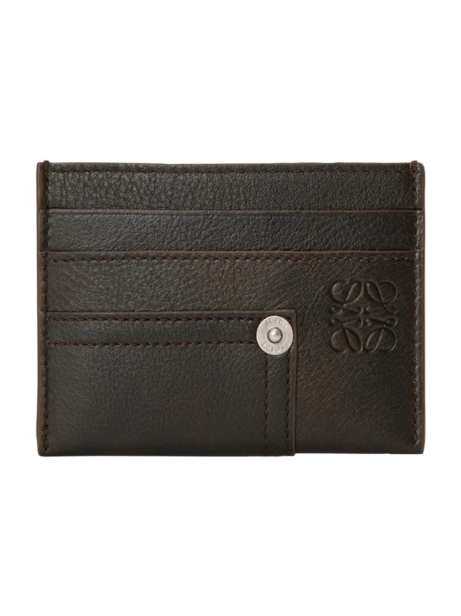 Loewe Men's Panta Plain Leather Cardcase