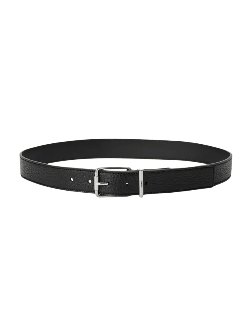 Loewe Men's Essential Grained Calfskin Belt