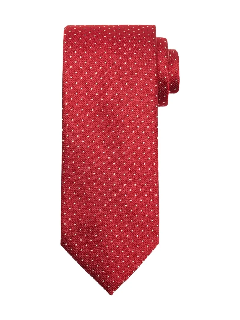 Brioni Men's Micro-Polka Dot Silk Tie