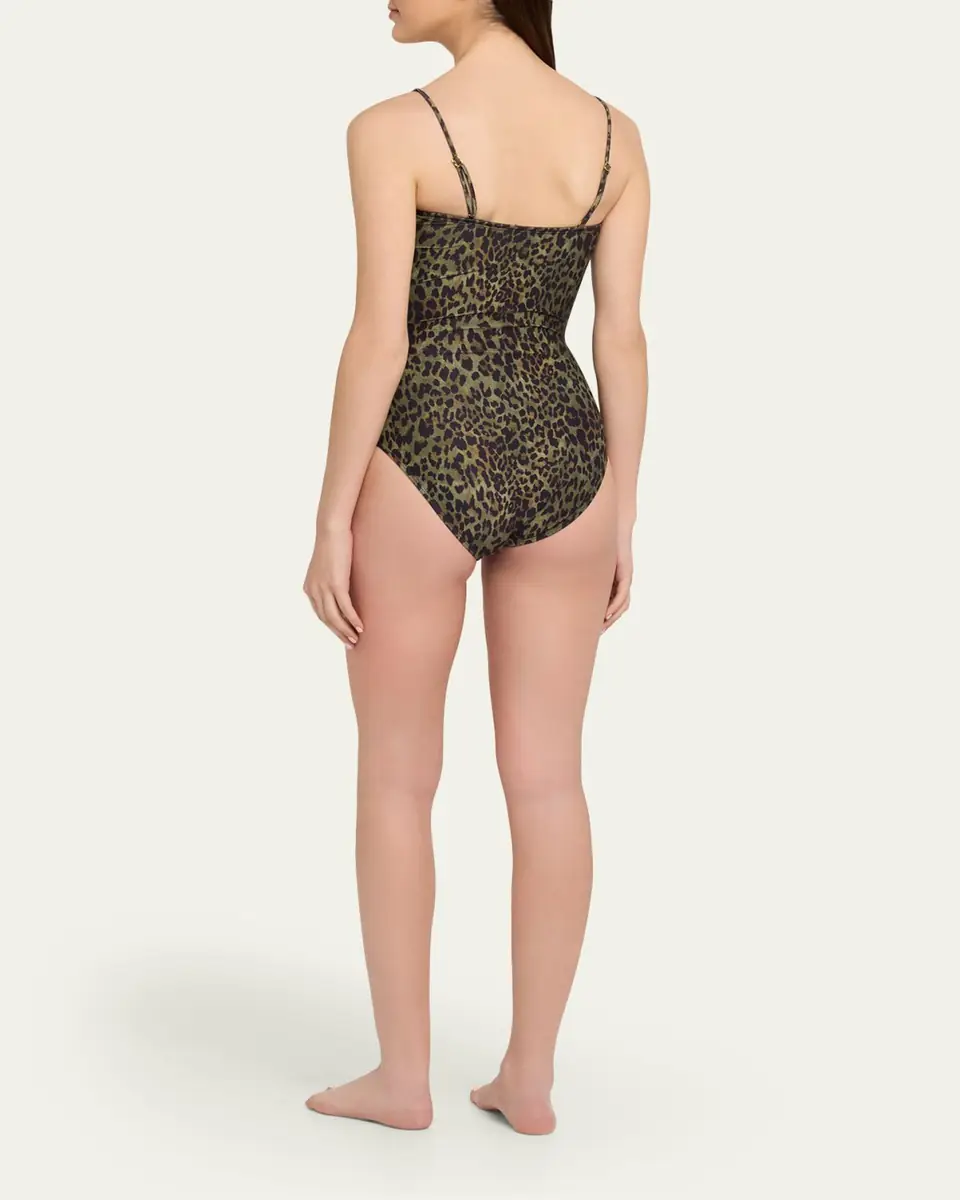 Nili Lotan Leopard One-Piece Swimsuit | Thumbnail 3 Nili Lotan Leopard One-Piece Swimsuit | Thumbnail 3