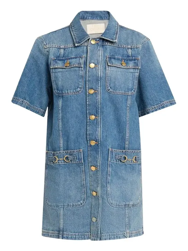 Painters Denim Mini Shirtdress