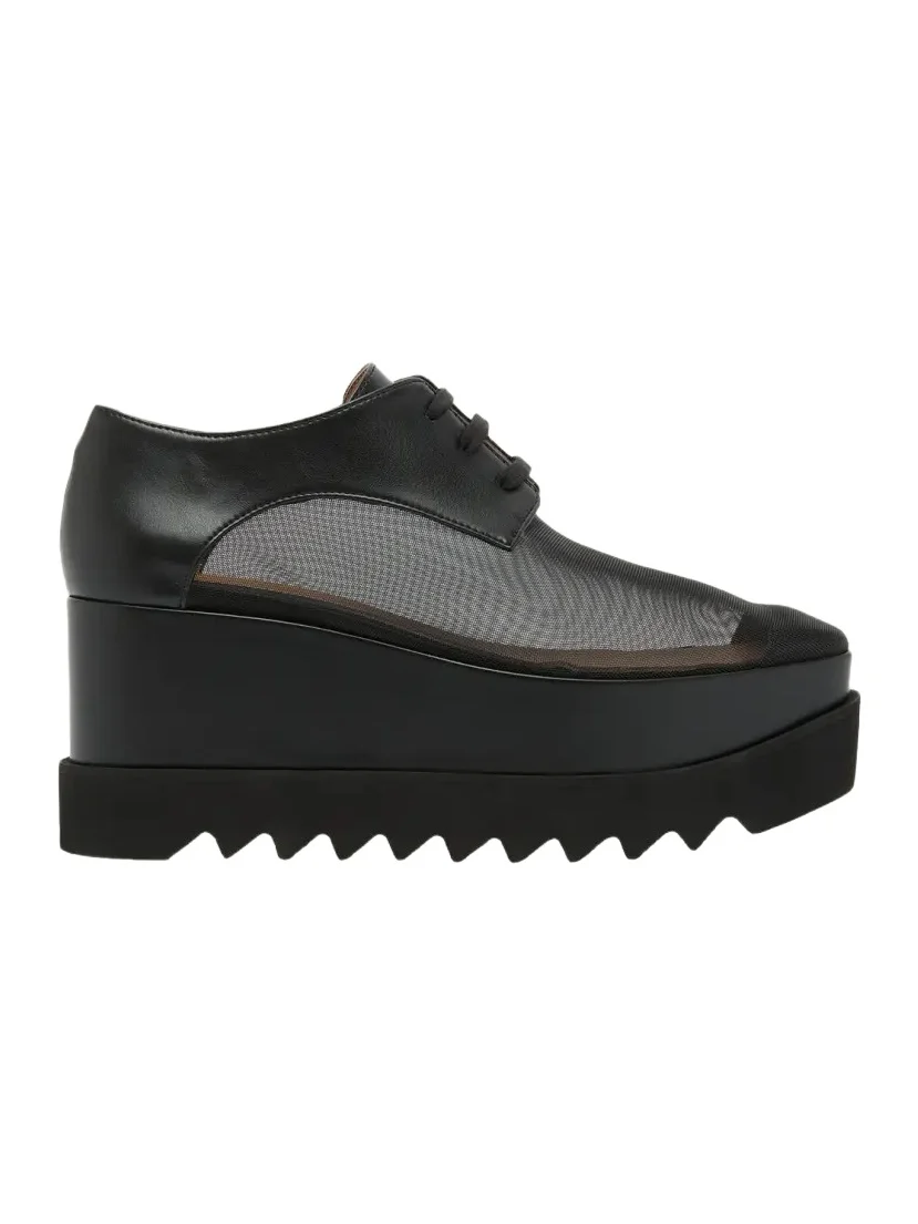 Sneak-Elyse Mesh Toothed-Sole Platform Sneakers Sneak-Elyse Mesh Toothed-Sole Platform Sneakers