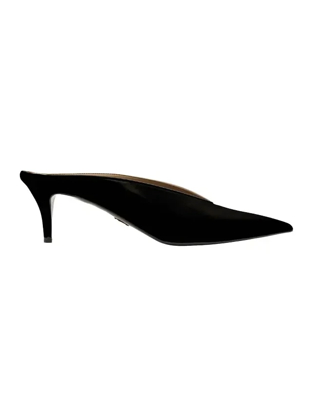 60mm Brushed Pointed-Toe Mules 60mm Brushed Pointed-Toe Mules