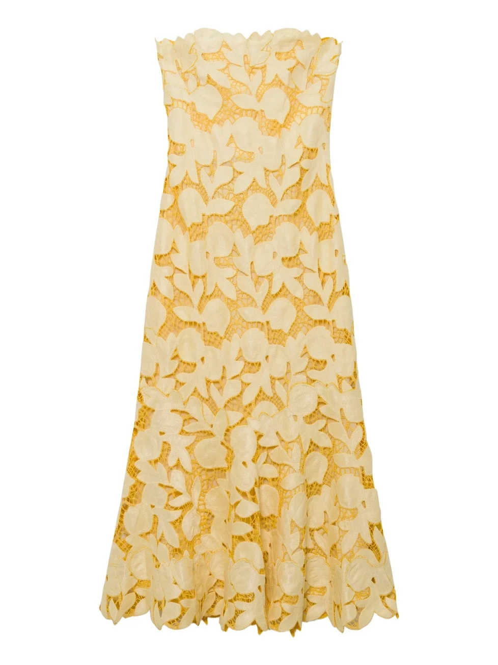 Simkhai Valletta Strapless Embroidered Dress