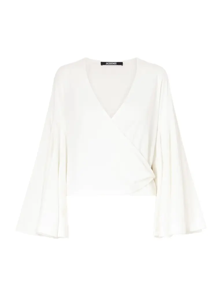 Jacquemus The Ventadou Paper-blend Wrap Top | Image 1 Jacquemus The Ventadou Paper-blend Wrap Top | Image 1