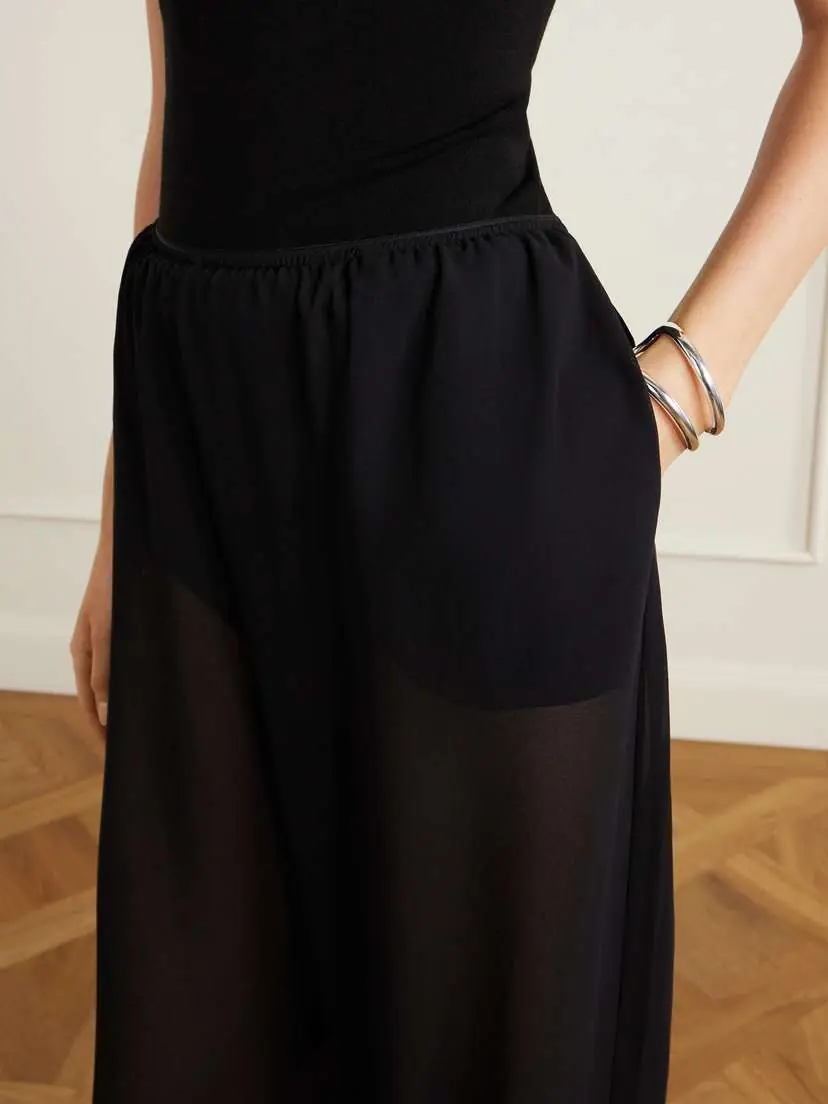 The Frankie Shop Orissa Georgette Tapered Pants | Thumbnail 5 The Frankie Shop Orissa Georgette Tapered Pants | Thumbnail 5