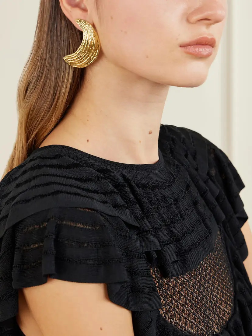 YSSO Broken Shell Gold-plated Earrings | Thumbnail 2 YSSO Broken Shell Gold-plated Earrings | Thumbnail 2