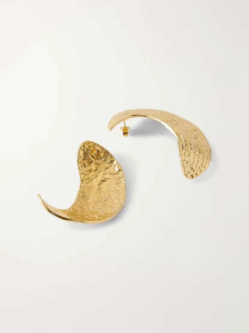 YSSO Broken Shell Gold-plated Earrings | Thumbnail 4 YSSO Broken Shell Gold-plated Earrings | Thumbnail 4