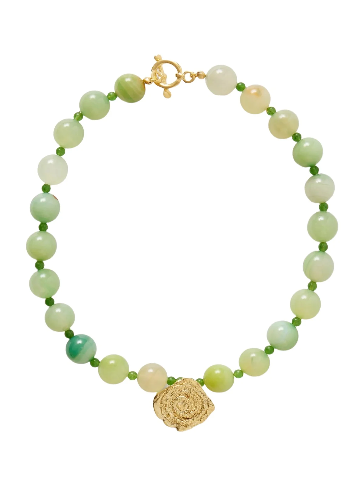 Daphne Gold-plated Jade Necklace Daphne Gold-plated Jade Necklace