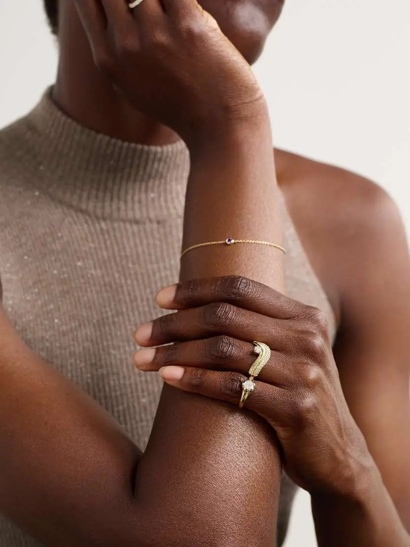 STONE AND STRAND Crosby 10-karat Gold Diamond Ring | Thumbnail 5
