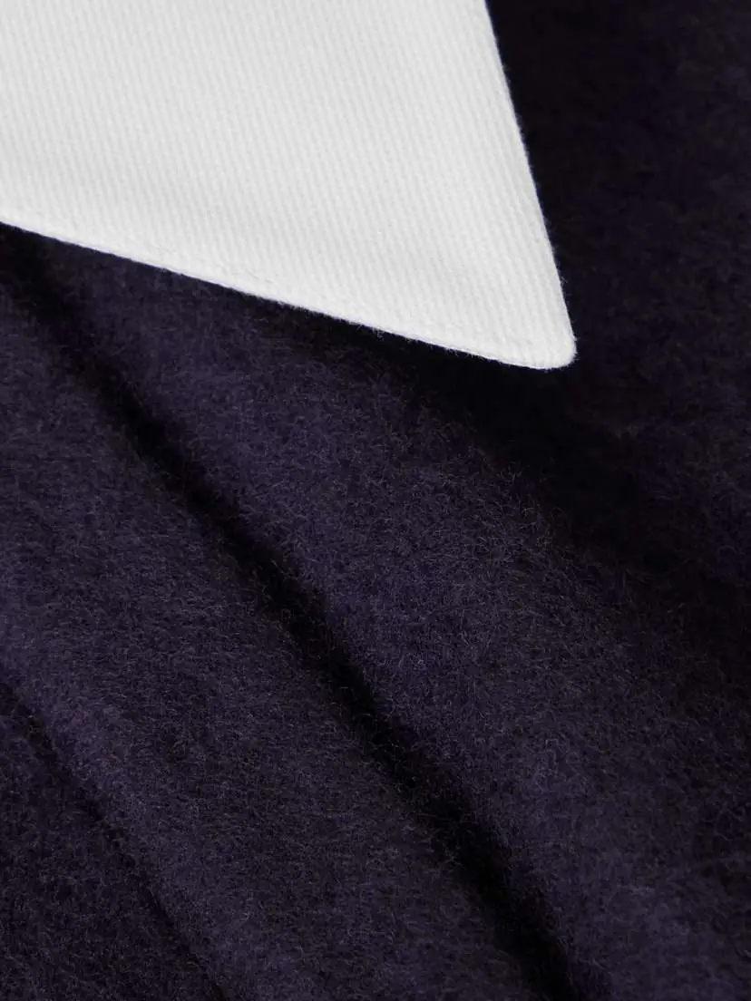 Tory Burch Wool And Cotton-blend Polo Shirt | Thumbnail 4 Tory Burch Wool And Cotton-blend Polo Shirt | Thumbnail 4