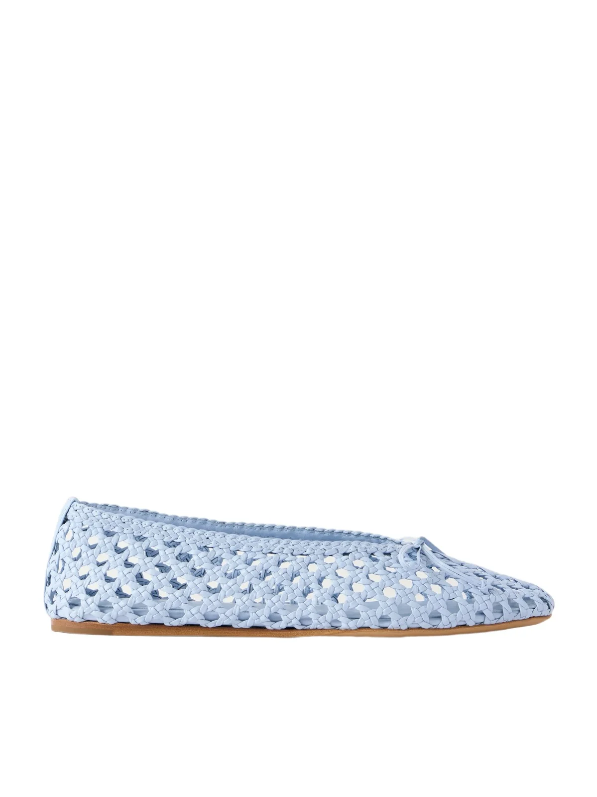 Le Monde Béryl Woven Leather Ballet Flats