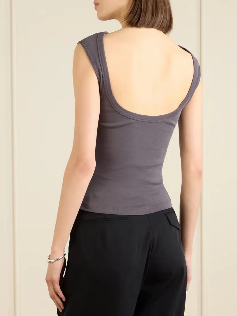 St. Agni Ballerina Organic Cotton-jersey Top | Thumbnail 4 St. Agni Ballerina Organic Cotton-jersey Top | Thumbnail 4