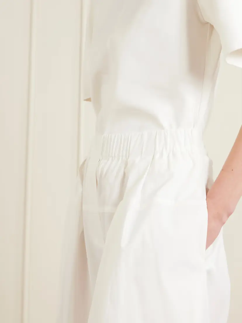St. Agni Pleated Cotton-blend Wide-leg Pants | Thumbnail 5 St. Agni Pleated Cotton-blend Wide-leg Pants | Thumbnail 5