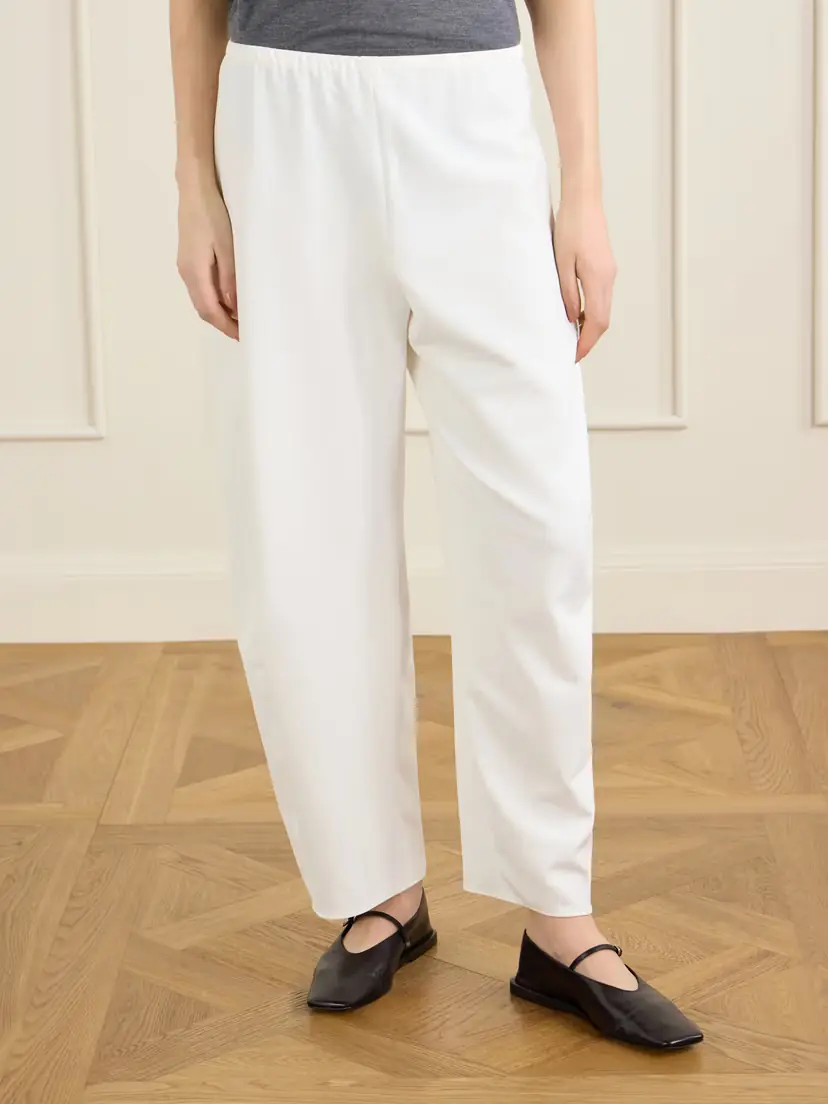 La Ligne Colby Recycled-crepe Barrel-leg Pants | Thumbnail 3 La Ligne Colby Recycled-crepe Barrel-leg Pants | Thumbnail 3