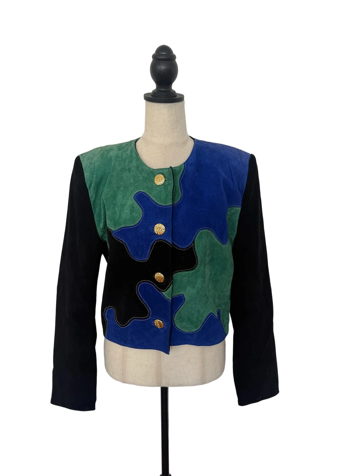 Suede Patchwork Jacket Suede Patchwork Jacket