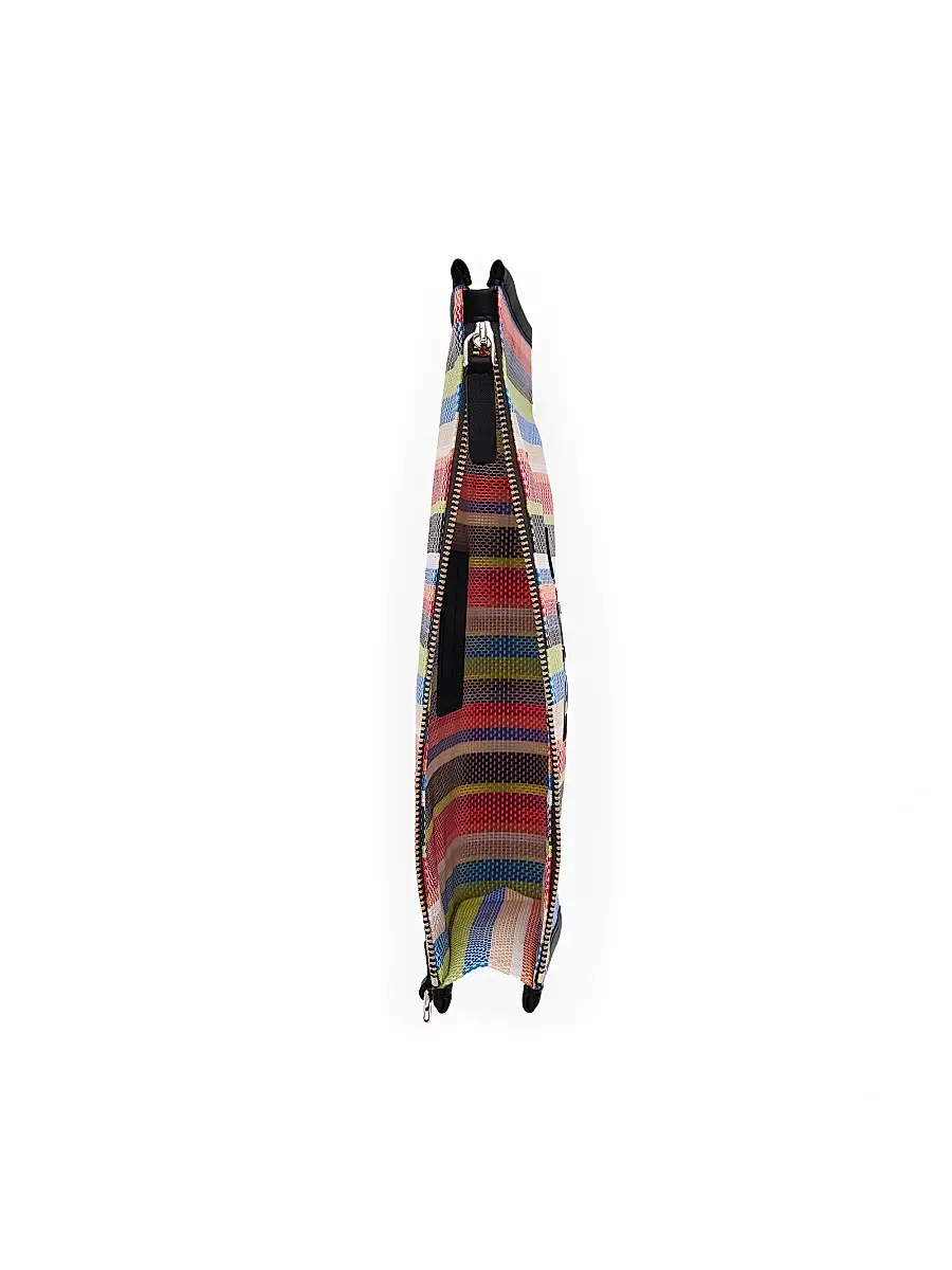 Marc Jacobs Women's The Stripe Mesh Large Pouch | Thumbnail 4 Marc Jacobs Women's The Stripe Mesh Large Pouch | Thumbnail 4
