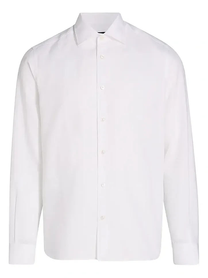 Men's COLLECTION Cotton-Linen Shirt