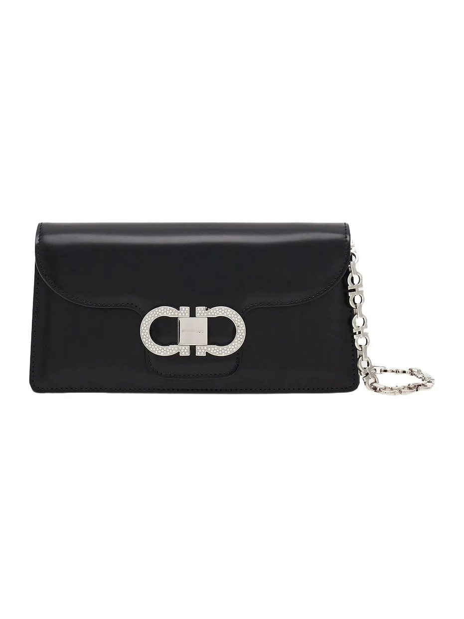 Women's Mini Gancini Leather Crossbody Bag