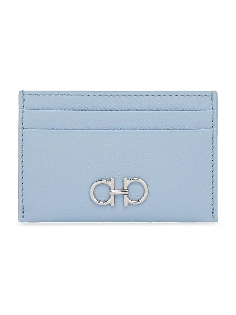 Ferragamo Women's Gancini Leather Card Holder