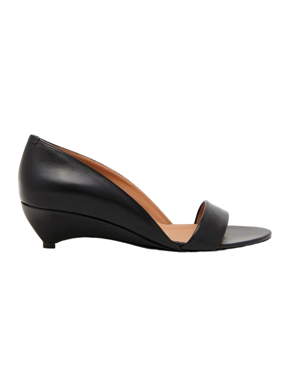 Women's 45MM Leather Wedge Sandals Women's 45MM Leather Wedge Sandals