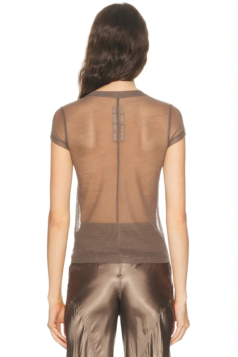 Rick Owens Cropped Level Tee | Thumbnail 3 Rick Owens Cropped Level Tee | Thumbnail 3