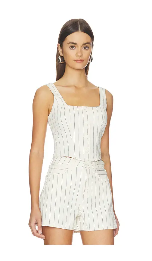 L'Agence Saga Button Front Top | Thumbnail 2