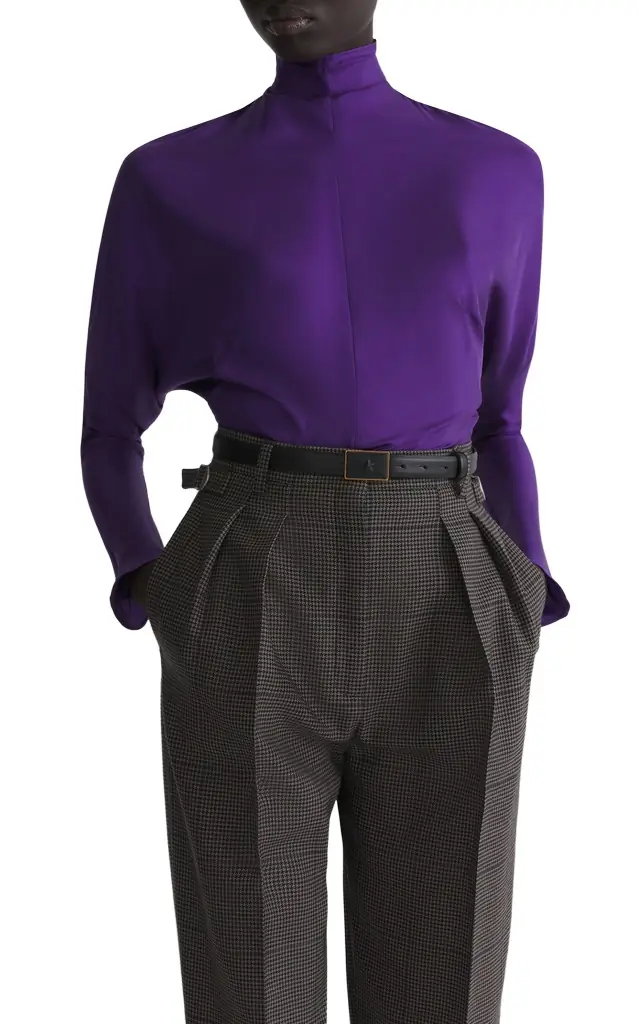 Batwing Silk Top