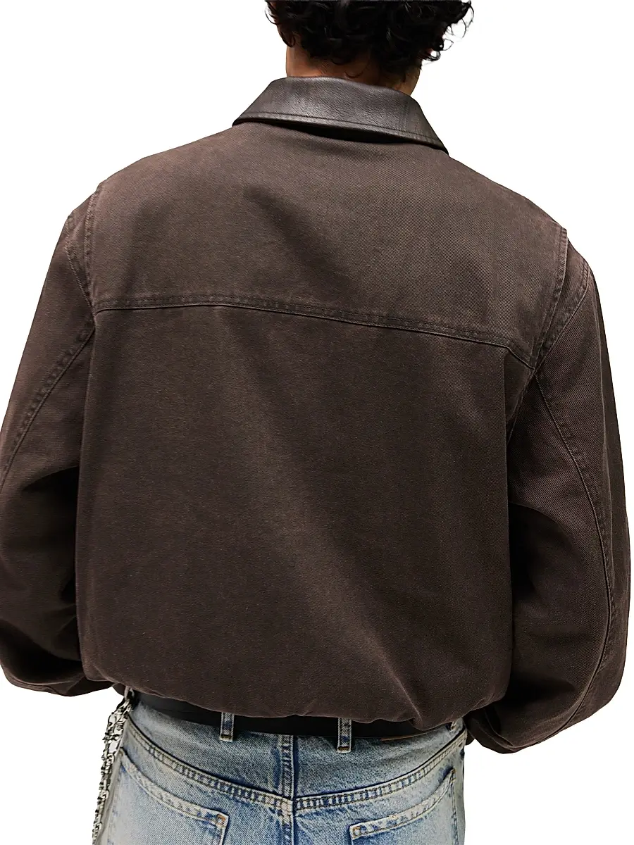 Represent Men's Roscoe Canvas Workwear Bomber Jacket | Thumbnail 5