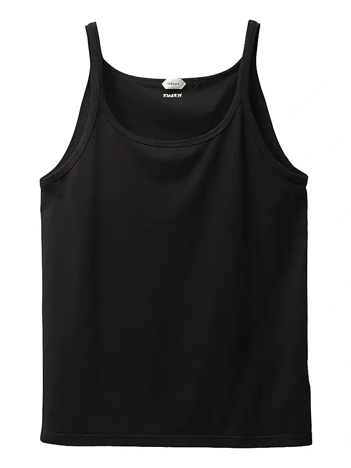 Versace Men's Cotton Jersey Tank