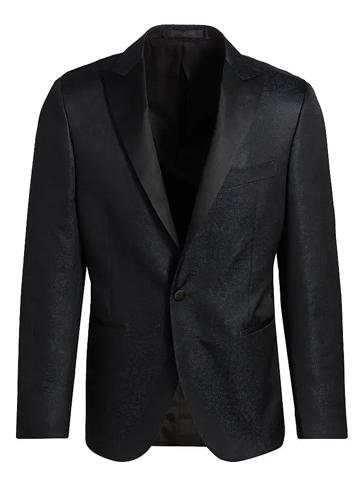 Men's Wool-Silk Jacquard Sport Jacket Men's Wool-Silk Jacquard Sport Jacket