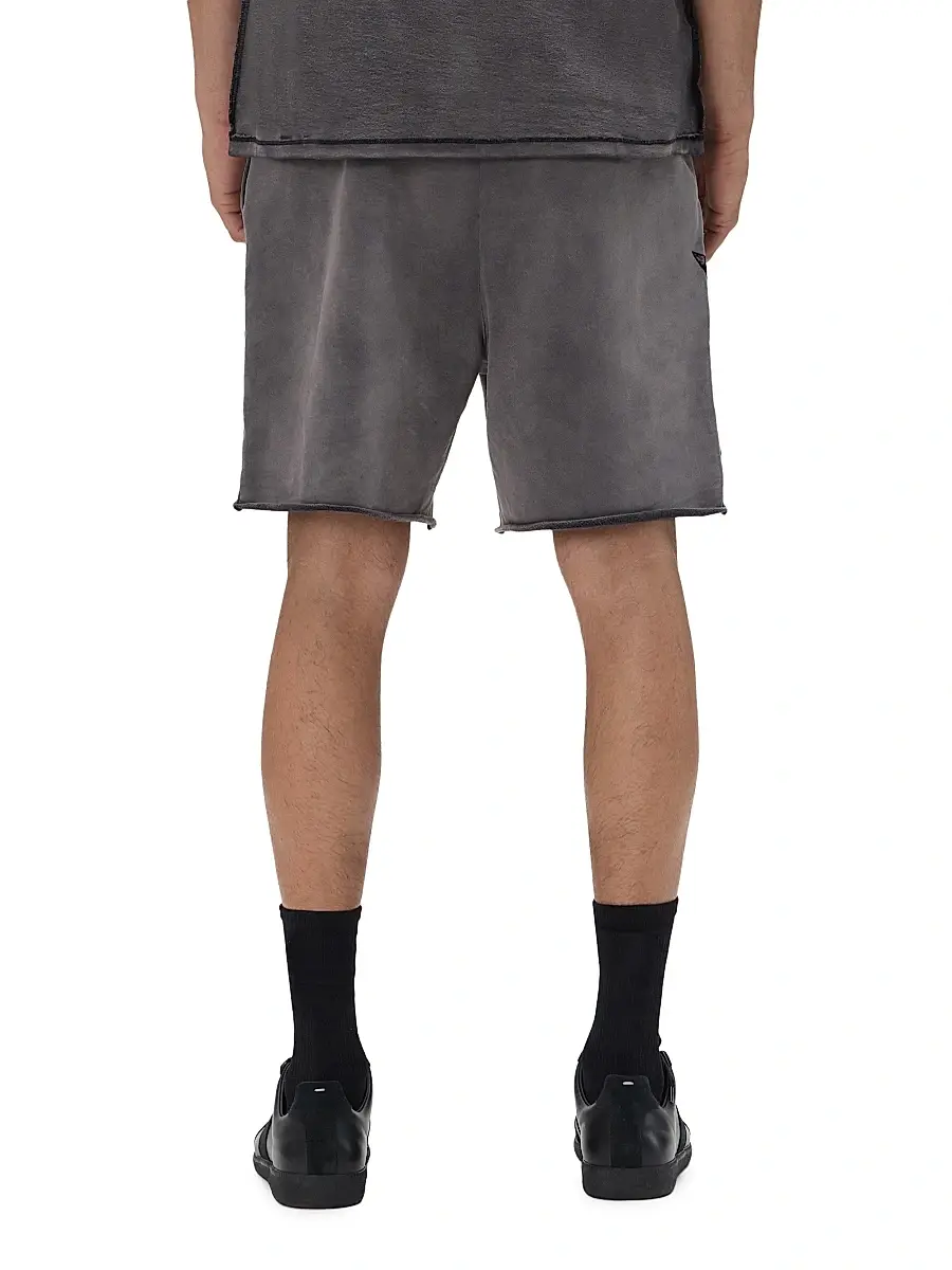 Purple Brand Men's Midweight Fleece Drawstring Shorts | Thumbnail 2 Purple Brand Men's Midweight Fleece Drawstring Shorts | Thumbnail 2