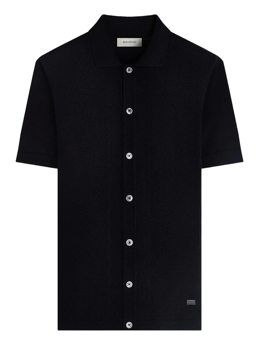 Men's Button-Front Cotton Sweater