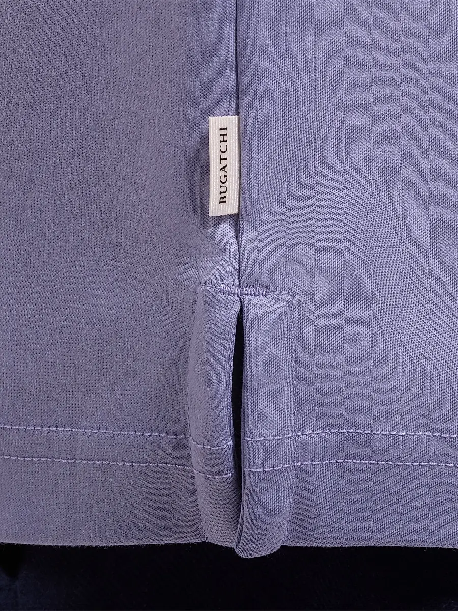 Bugatchi Men's Cotton Quarter-Zip Polo Shirt | Thumbnail 6 Bugatchi Men's Cotton Quarter-Zip Polo Shirt | Thumbnail 6