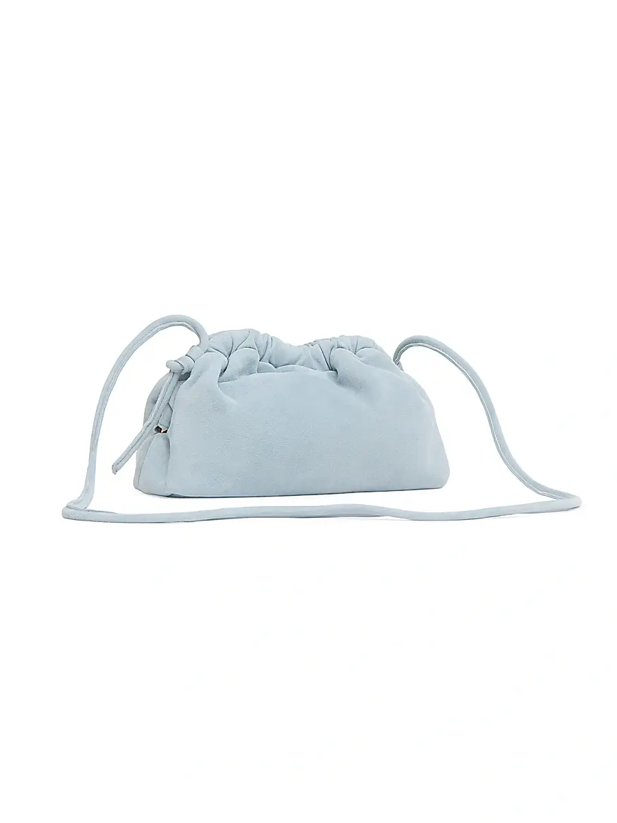 Mansur Gavriel Women's Mini Cloud Suede Convertible Clutch - Baby Blue | Thumbnail 2 Mansur Gavriel Women's Mini Cloud Suede Convertible Clutch - Baby Blue | Thumbnail 2