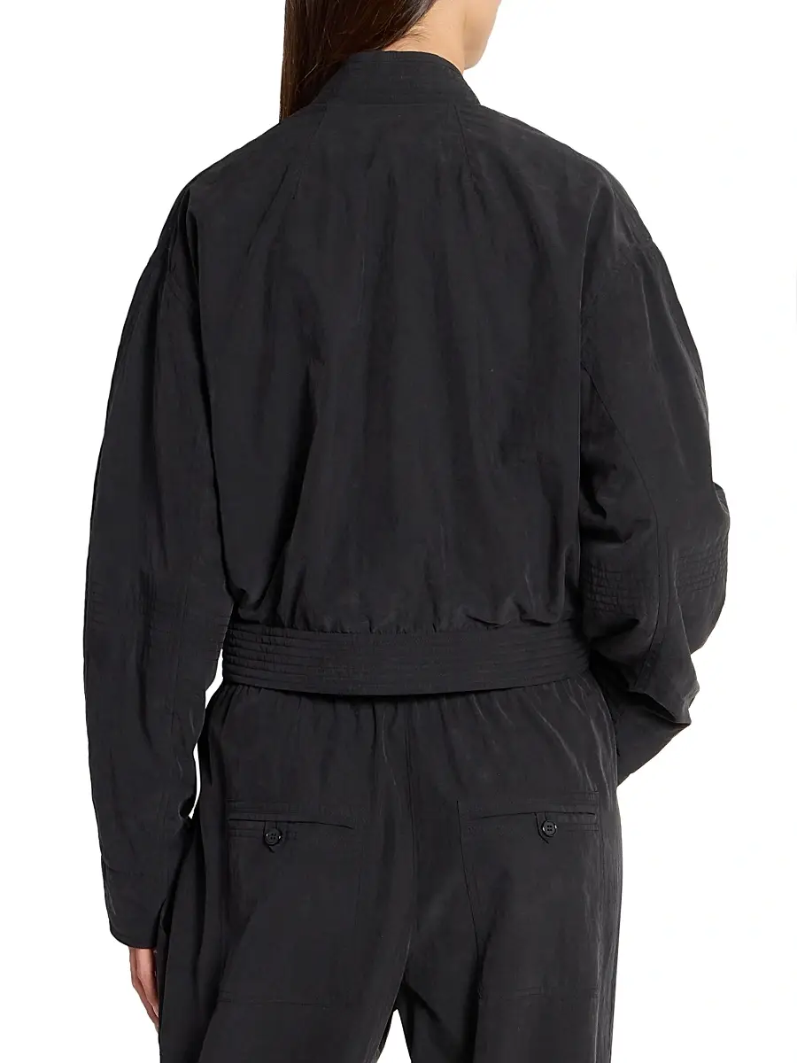 Isabel Marant Women's Tricia Draped Techno Jacket | Thumbnail 5 Isabel Marant Women's Tricia Draped Techno Jacket | Thumbnail 5