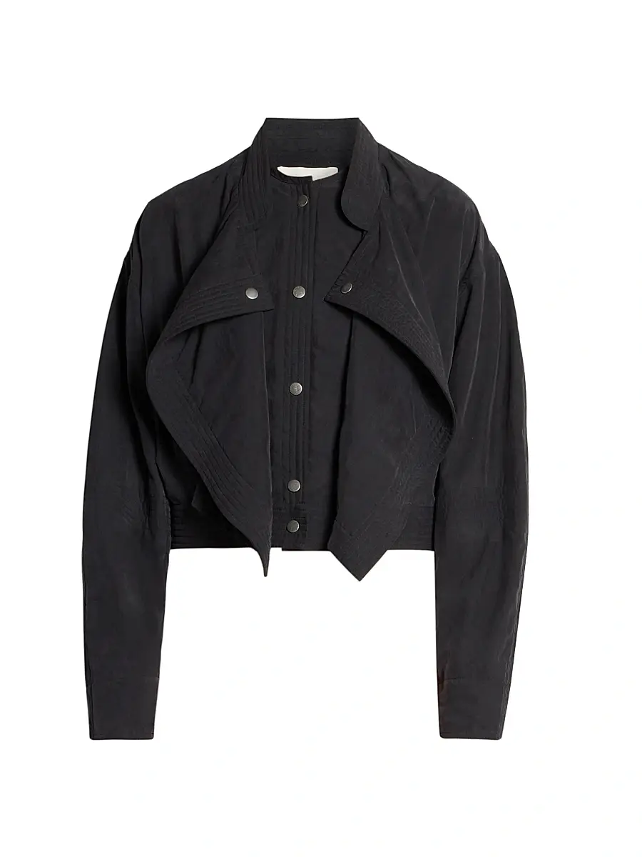 Women's Tricia Draped Techno Jacket Women's Tricia Draped Techno Jacket