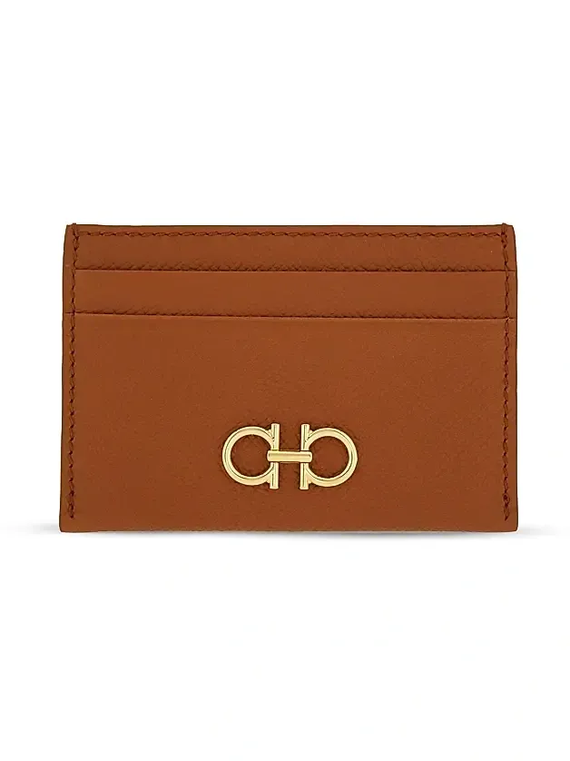 Ferragamo Women's Gancini Leather Card Holder