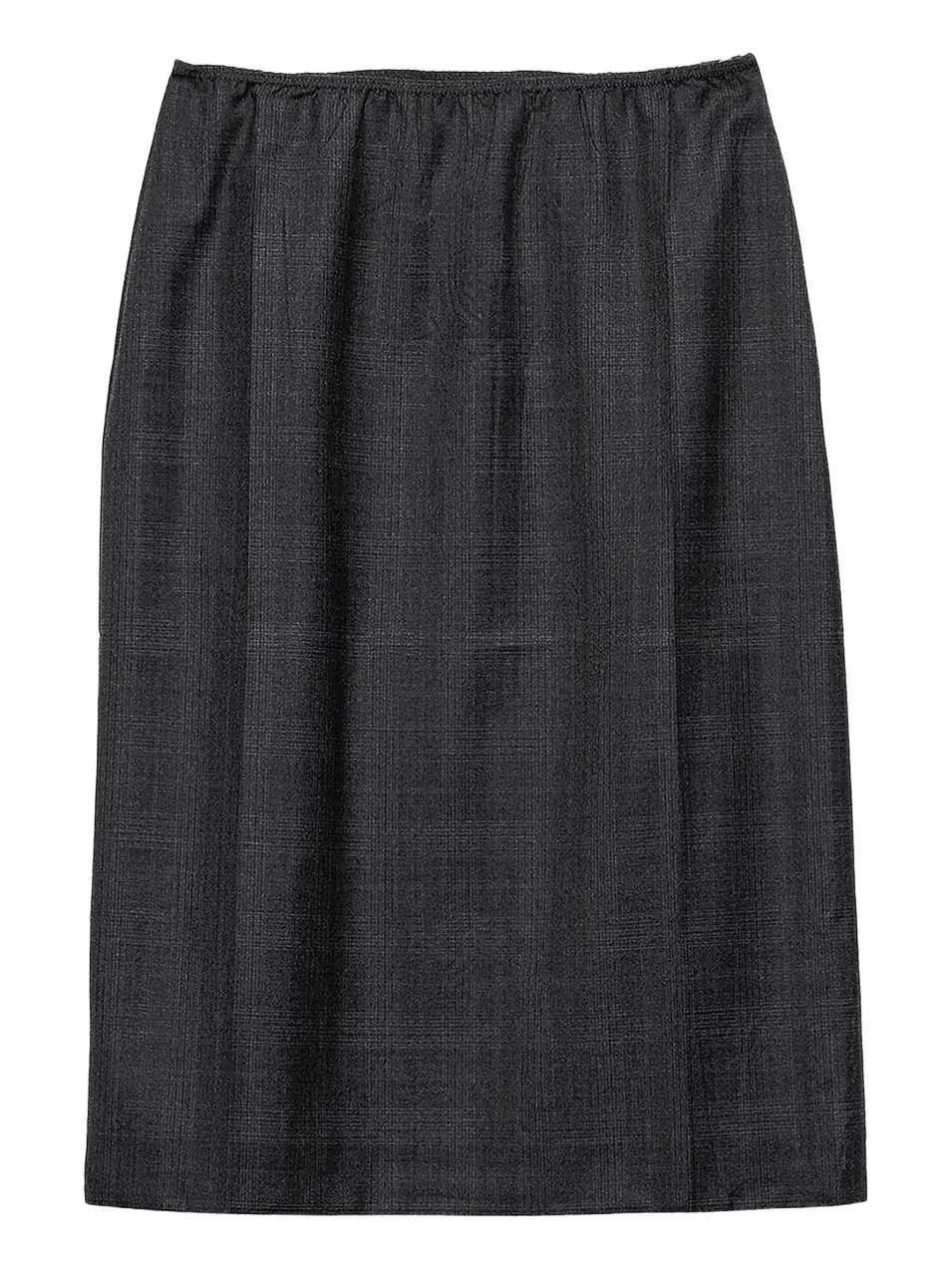 Women's Checked Wool Midi-Skirt Women's Checked Wool Midi-Skirt